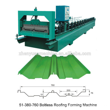 Mais vendido hidráulico automático Joint Hidden Type roll formando máquina / maquinaria na linha de produção